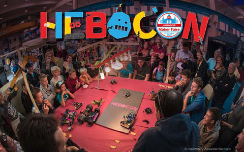 Absurde Technik, erfinderische Tüftelei - und jede Menge Spaß / Hebocon bringt kreative Robotik auf die Maker Faire Hannover - Foto: presseportal.de
