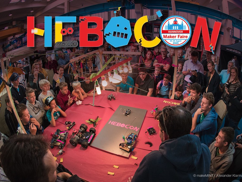 Absurde Technik, erfinderische Tüftelei - und jede Menge Spaß / Hebocon bringt kreative Robotik auf die Maker Faire Hannover - Foto: presseportal.de