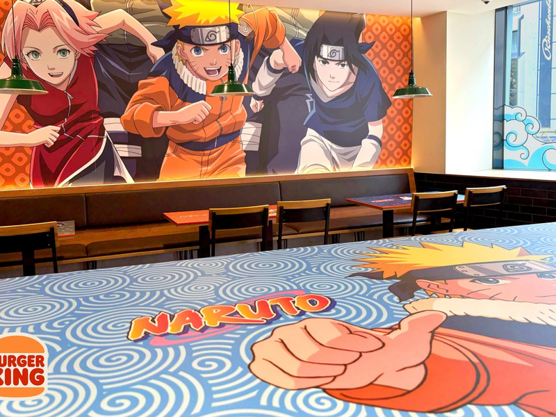NARUTO meets Whopper®: Burger King® Deutschland im Anime-Fieber / Anime-Fangemeinde freut sich auf exklusive Produkte und Sammlerstücke - Foto: presseportal.de