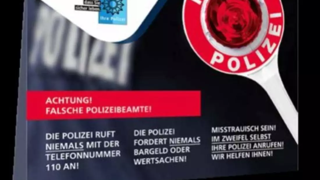POL-PDLD: Aktuelle Warnmeldung der Polizeidirektion Landau zu Schockanrufen und falschen Polizeibeamten - Bild: presseportal.de