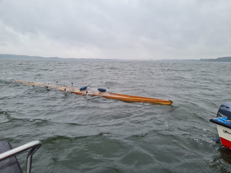 LWSPA M-V: Rettung von fünf Ruderern auf der Binnenmüritz - Wasserschutzpolizei und Wasserrettung im Einsatz - Foto: presseportal.de
