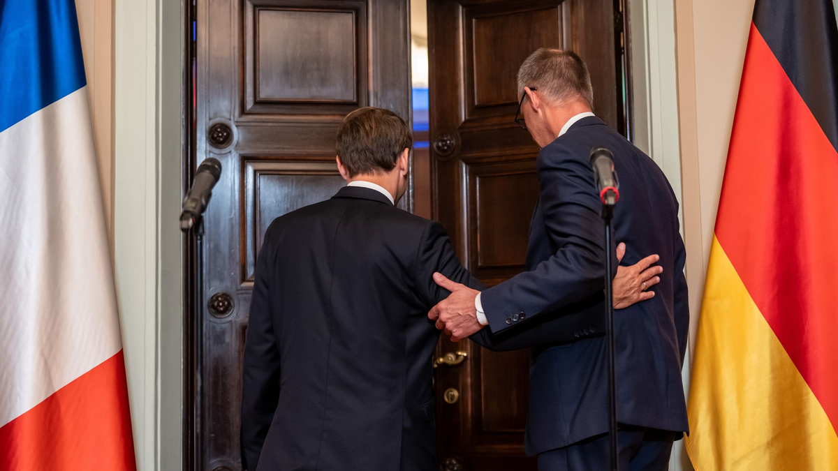 Merz und Macron sprachen in Berlin mehr als drei Stunden miteinander. - Foto: Michael Kappeler/dpa