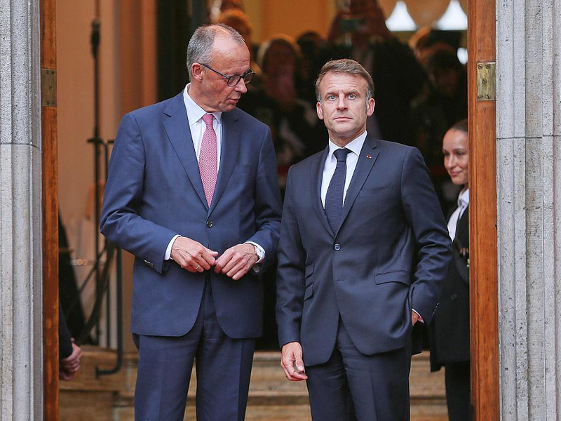 Friedrich Merz und Emmanuel Macron am 23.07.2025 - Foto: über dts Nachrichtenagentur