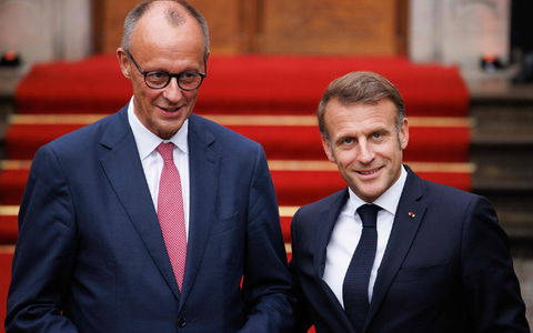 Mehr als drei Stunden sprachen Merz und Macron in der Berliner Villa Borsig miteinander. - Foto: Carsten Koall/dpa Mehr als drei Stunden sprachen Merz und Macron in der Berliner Villa Borsig miteinander. - Foto: Carsten Koall/dpa