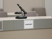Schild mit der Aufschrift Angeklagter (Archiv) - Foto: über dts Nachrichtenagentur