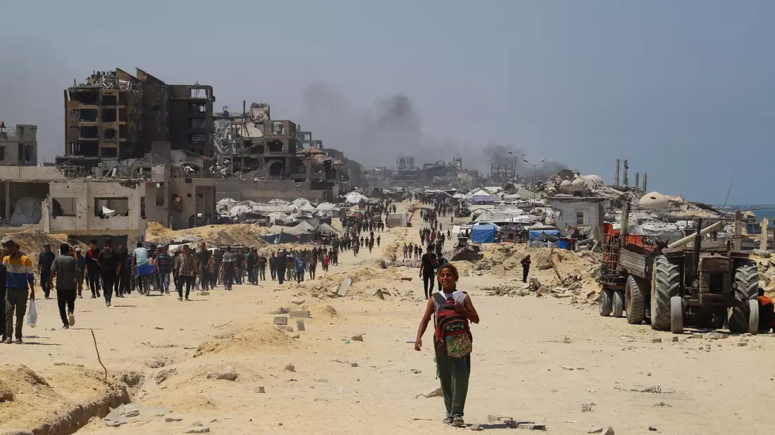 Israel und die Hamas verhandeln indirekt über eine Waffenruhe. (Archivfoto) - Bild: Abdullah Abu Al-Khair/APA Images via ZUMA Press Wire/dpa