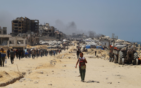 Israel und die Hamas verhandeln indirekt über eine Waffenruhe. (Archivfoto) - Foto: Abdullah Abu Al-Khair/APA Images via ZUMA Press Wire/dpa Israel und die Hamas verhandeln indirekt über eine Waffenruhe. (Archivfoto) - Foto: Abdullah Abu Al-Khair/APA Images via ZUMA Press Wire/dpa