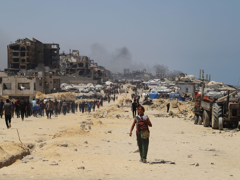 Israel und die Hamas verhandeln indirekt über eine Waffenruhe. (Archivfoto) - Foto: Abdullah Abu Al-Khair/APA Images via ZUMA Press Wire/dpa