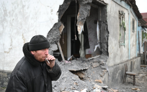 Im russische besetzten Gebiet Donezk gibt es bei Angriffen immer wieder Schäden. (Archivfoto) - Foto: Ilya Pitalev/Sputnik/dpa