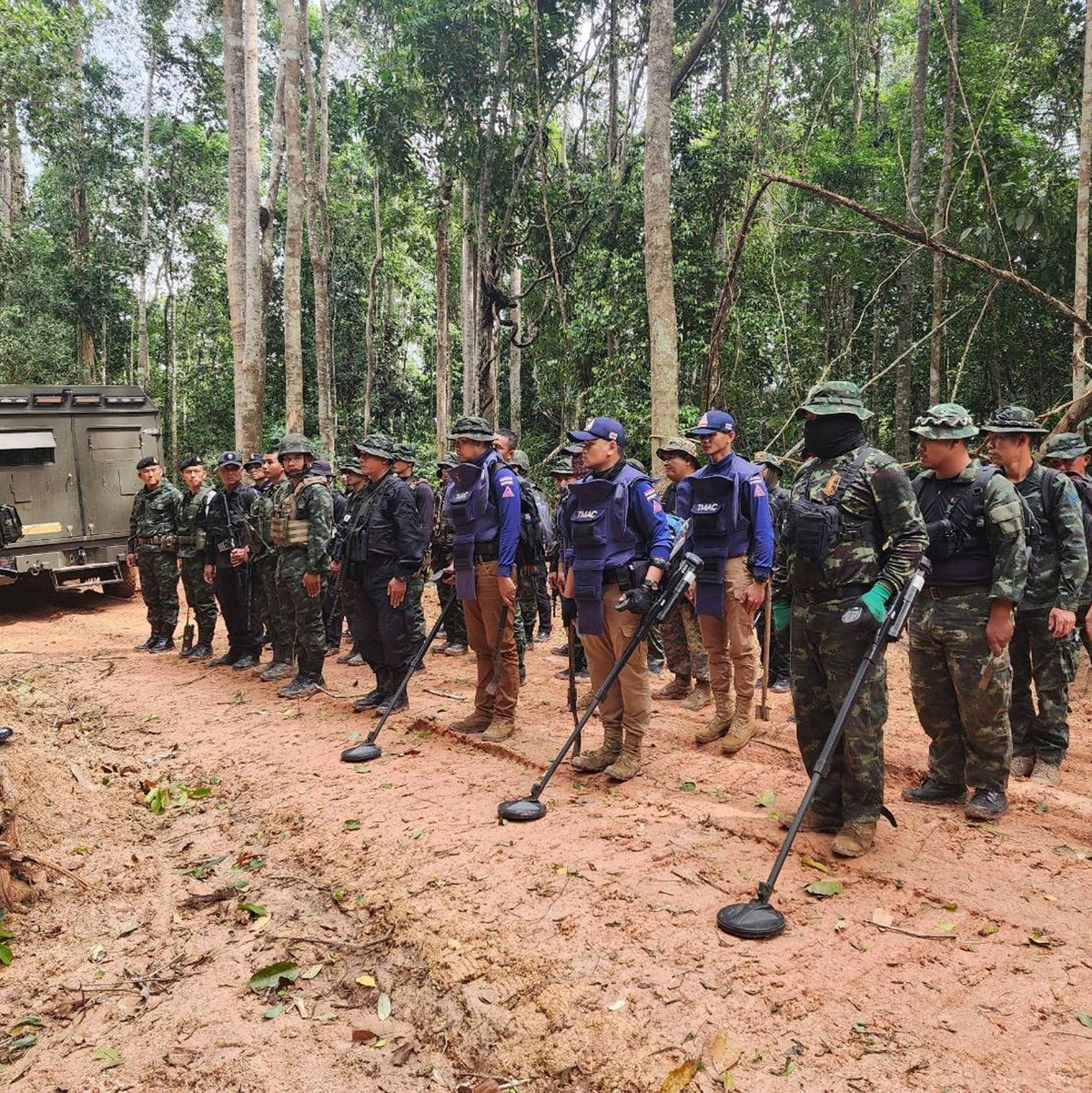 Der Grenzkonflikt zwischen den beiden Ländern schwelt schon lange. (Archivfoto) - Foto: Uncredited/Royal Thai Army/AP/dpa