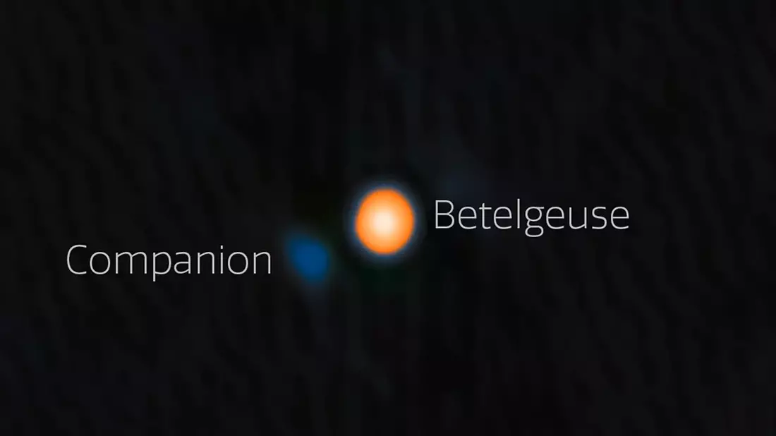 Der Stern Beteigeuze (engl. Betelgeuse) an einer Schulter des Sternbilds Orion hat wahrscheinlich einen Companion.  - Bild: --/International Gemini Observatory/NOIRLab/NSF/AURA/dpa