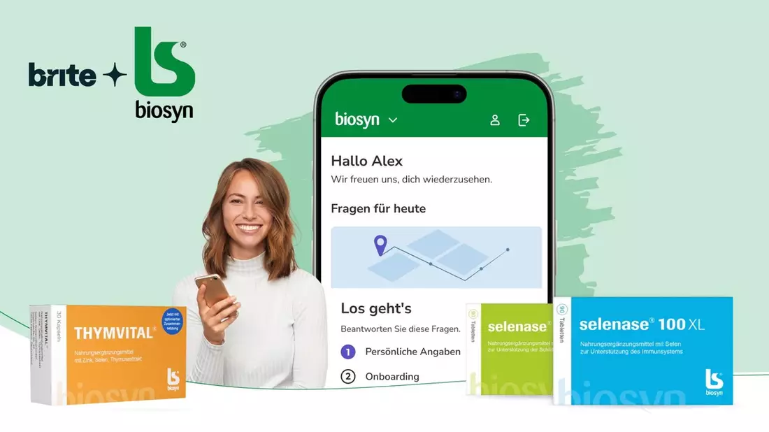 Kostenfreie digitale Therapiebegleitung mit brite(TM): biosyn und XO Life unterstützen Anwender durch strategische Partnerschaft - Bild: presseportal.de