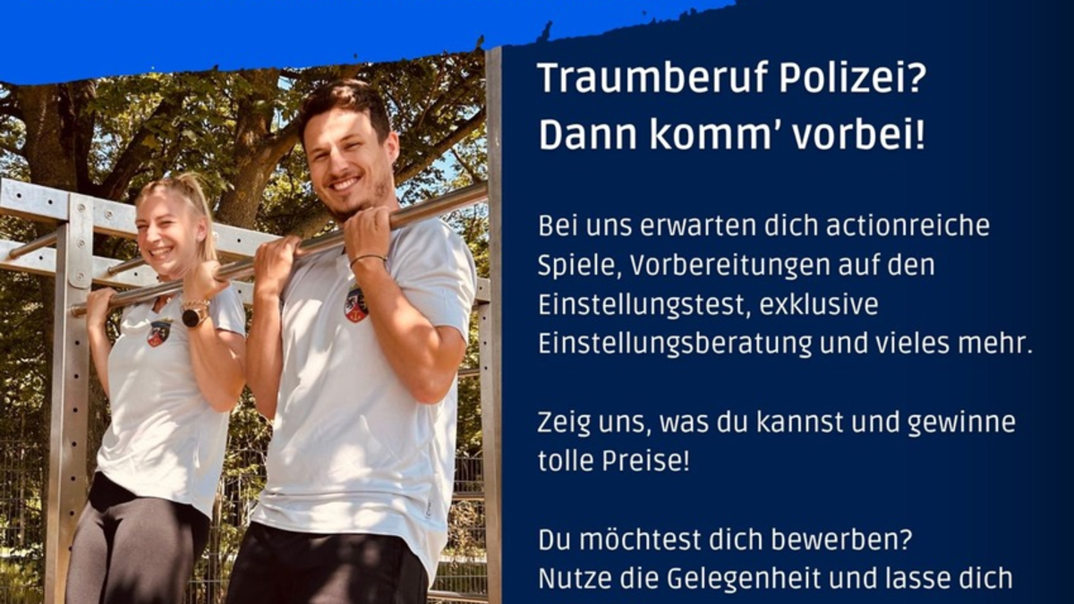 POL-PDNW: Fit für die Verbrecherjagd? - Polizei lädt zum Sporttag ein - Foto: presseportal.de