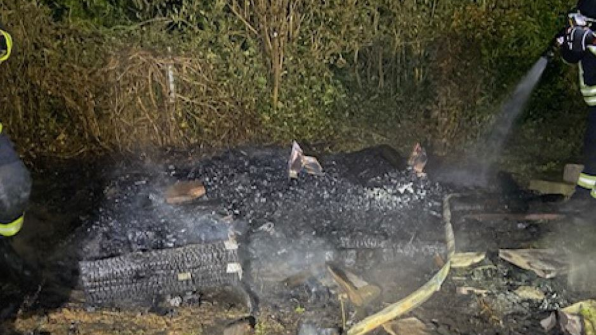 POL-PDLD: Gommersheim - Sachbeschädigung durch Feuer - Foto: presseportal.de