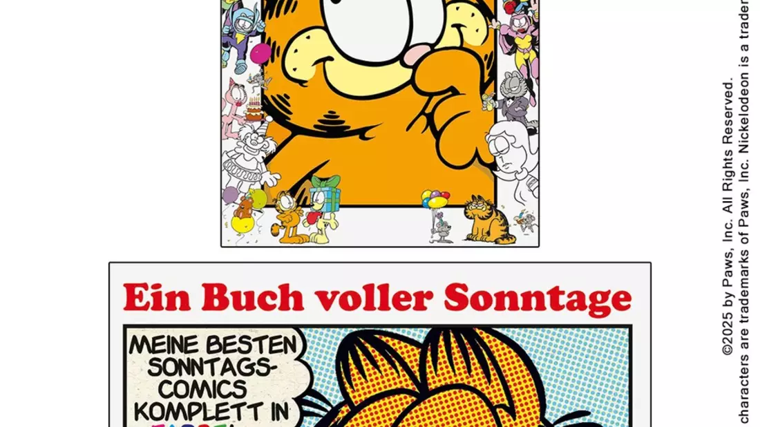 Montagshass und Lasagne-Liebe: Jim Davis wird 80 - die Egmont Verlagsgesellschaften gratulieren mit Comic-Festmahl! - Bild: presseportal.de