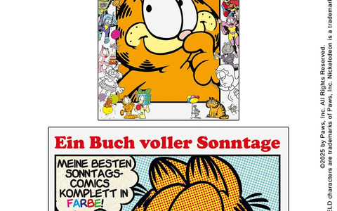Montagshass und Lasagne-Liebe: Jim Davis wird 80 - die Egmont Verlagsgesellschaften gratulieren mit Comic-Festmahl! - Foto: presseportal.de