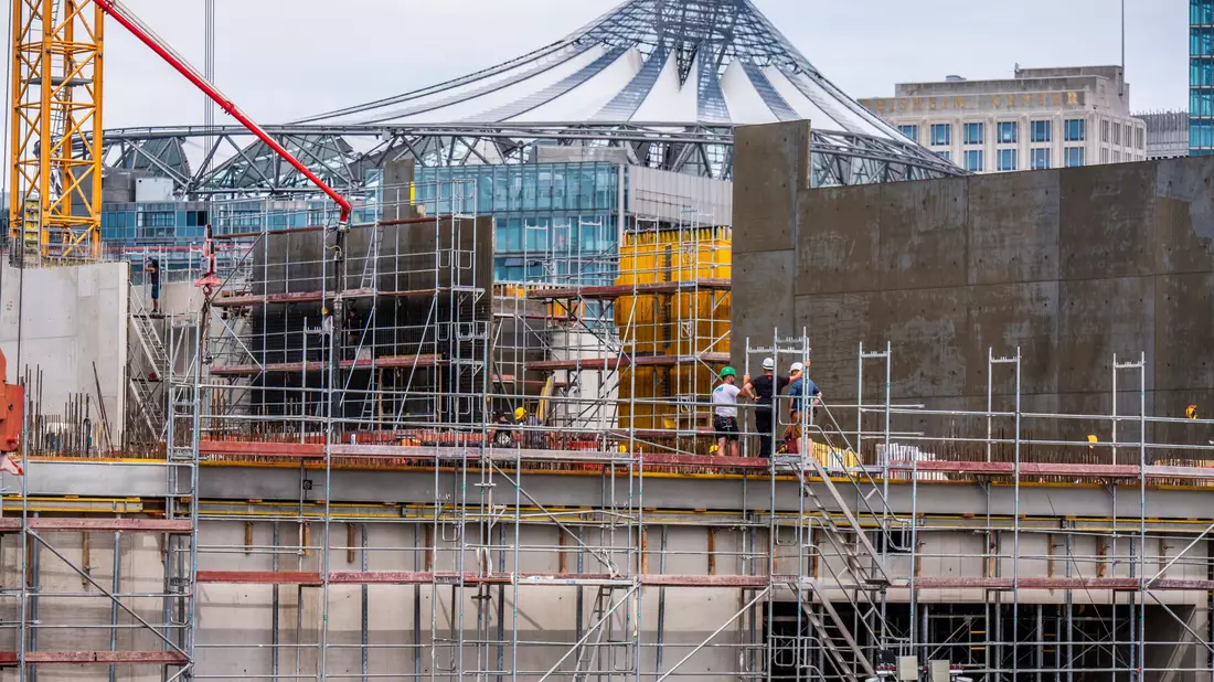Das neue Museum entsteht in der Nähe des Potsdamer Platzes. - Bild: Michael Kappeler/dpa