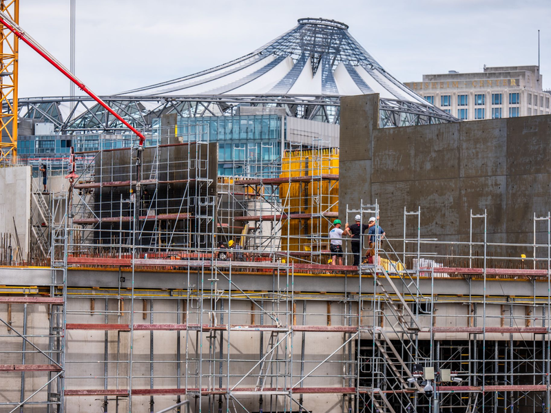 Das neue Museum entsteht in der Nähe des Potsdamer Platzes. - Foto: Michael Kappeler/dpa