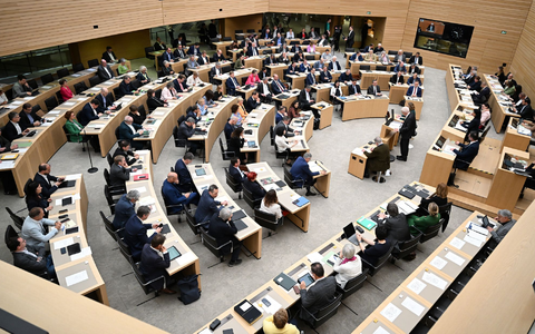 Der Landtag von Baden-Württemberg. - Foto: Bernd Weißbrod/dpa