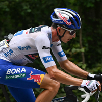 Florian Lipowitz hat mit dem dritten Platz bei der Tour de France den größten Erfolg seiner Karriere gefeiert. - Foto: Marco Bertorello/AFP/dpa
