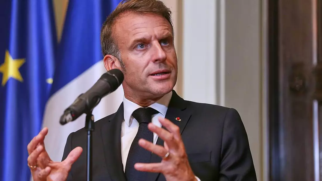 Emmanuel Macron am 23.07.2025 - Bild: über dts Nachrichtenagentur
