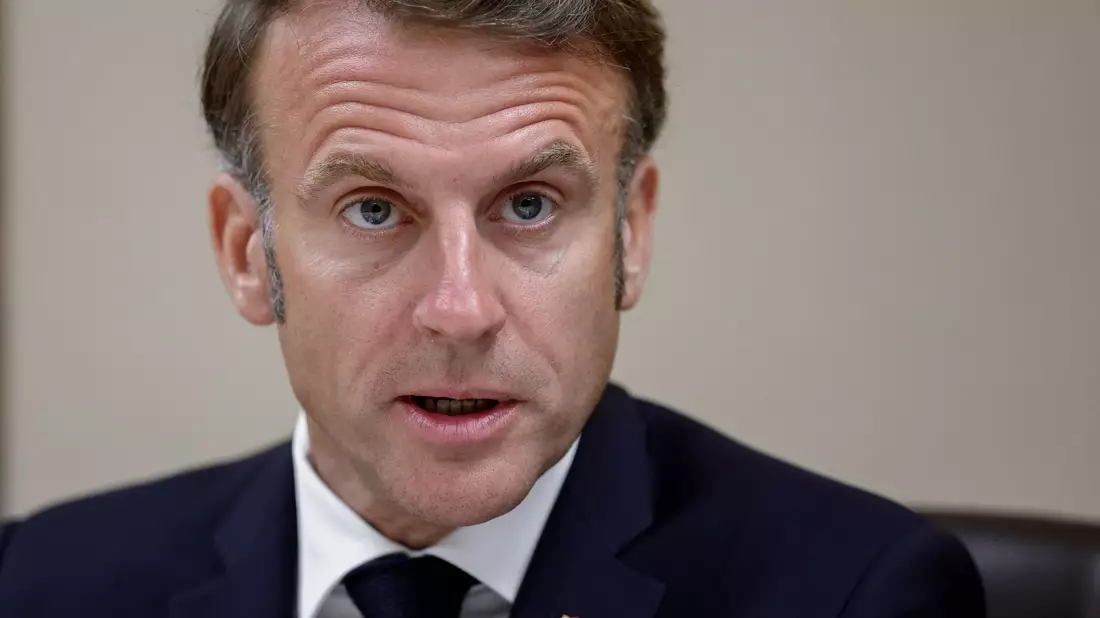 Schon länger hat der französische Präsident Emmanuel Macron sich zu einer Anerkennung von Palästina als Staat bereit gezeigt. - Bild: Benoit Tessier/REUTERS Pool via AP/dpa