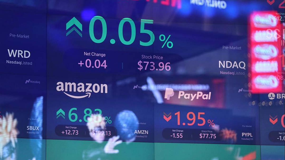 Börsenkurse von Amazon und Paypal an der Nasdaq (Archiv) - Foto: über dts Nachrichtenagentur