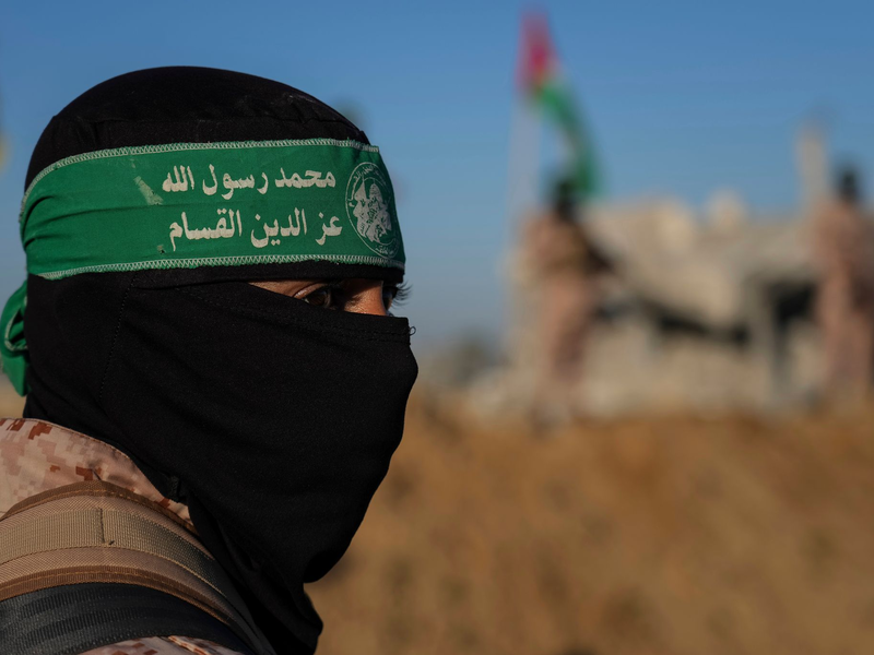 Die islamistische Hamas begrüßt die Ankündigung von Frankreichs Präsidenten Macron, Palästina als Staat anerkennen zu wollen. (Archivfoto) - Foto: Abdel Kareem Hana/AP/dpa