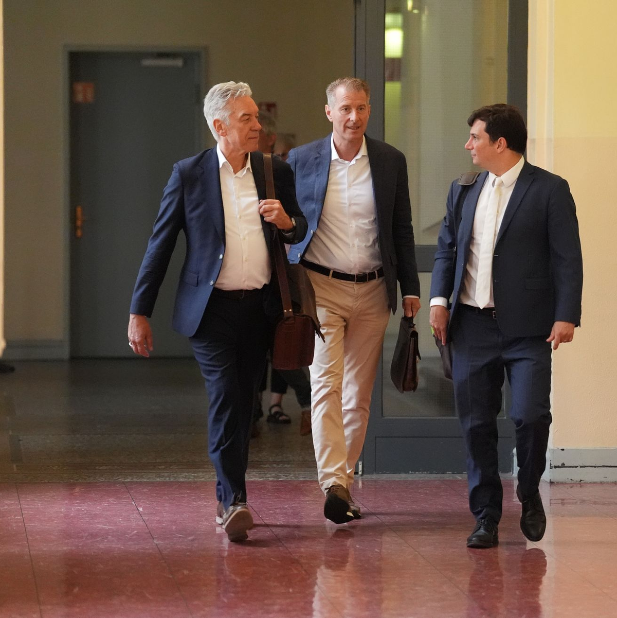Anwalt Philip von der Meden traf den heutigen Zeugen zum Mittagessen.  - Foto: Marcus Brandt/dpa