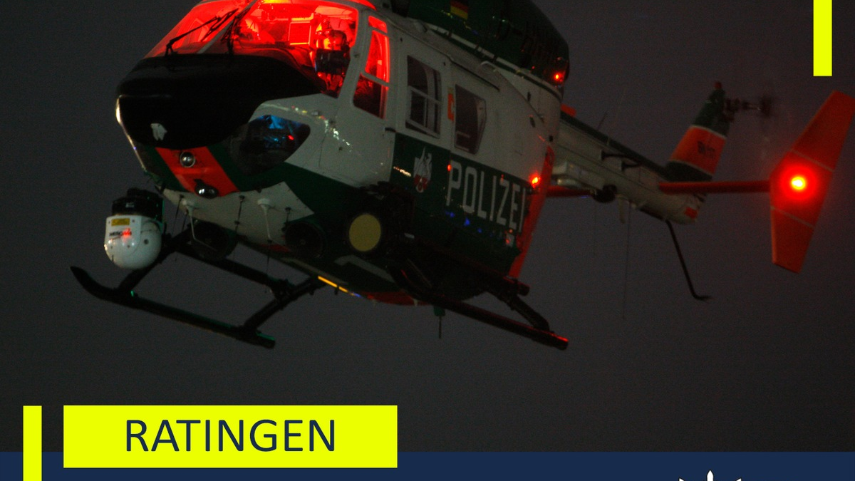 POL-ME: Mehrere Brände: Polizei fasst Tatverdächtigen nach Fahndung mit Hubschrauber - 2507118 - Foto: presseportal.de