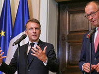 Emmanuel Macron und Friedrich Merz am 23.07.2025 - Foto: über dts Nachrichtenagentur