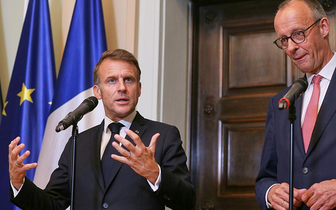 Emmanuel Macron und Friedrich Merz am 23.07.2025 - Foto: über dts Nachrichtenagentur