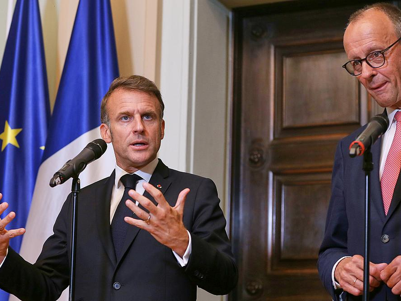 Emmanuel Macron und Friedrich Merz am 23.07.2025 - Foto: über dts Nachrichtenagentur