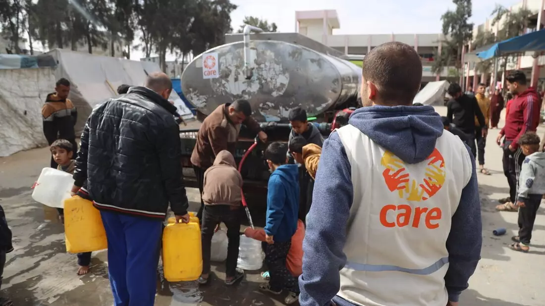 Notlage in Gaza: Humanitäre Helfer:innen sind am Limit / Bündnisorganisationen von Aktion Deutschland Hilft warnen ausdrücklich vor einem Kollaps der Hilfsstrukturen und einer Massenhungersnot - Bild: presseportal.de