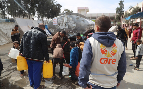 Notlage in Gaza: Humanitäre Helfer:innen sind am Limit / Bündnisorganisationen von Aktion Deutschland Hilft warnen ausdrücklich vor einem Kollaps der Hilfsstrukturen und einer Massenhungersnot - Foto: presseportal.de