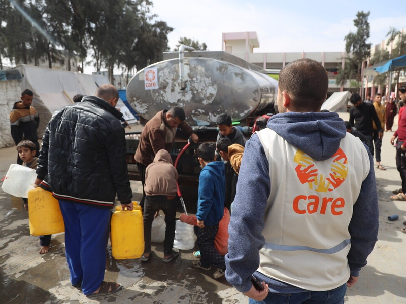 Notlage in Gaza: Humanitäre Helfer:innen sind am Limit / Bündnisorganisationen von Aktion Deutschland Hilft warnen ausdrücklich vor einem Kollaps der Hilfsstrukturen und einer Massenhungersnot - Foto: presseportal.de