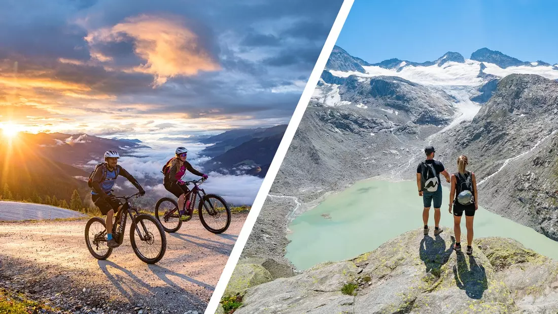 E-Bike & Hike in der Wildkogel-Arena - Freiheit beginnt, wo der Asphalt endet - Bild: presseportal.de