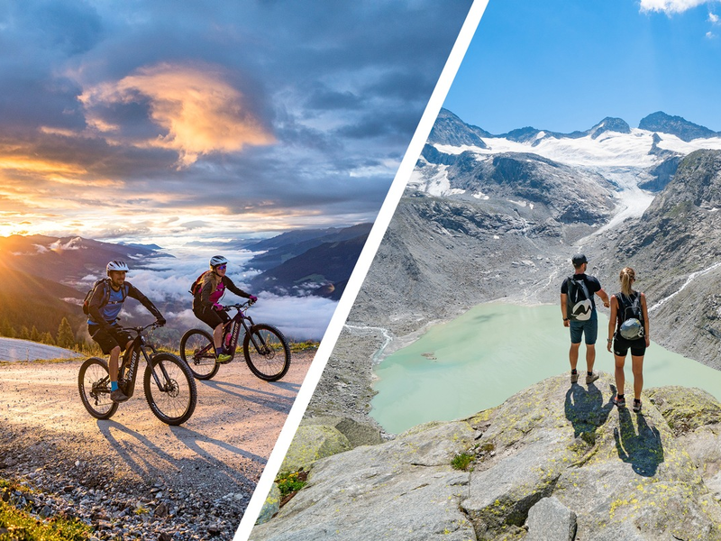 E-Bike & Hike in der Wildkogel-Arena - Freiheit beginnt, wo der Asphalt endet - Foto: presseportal.de