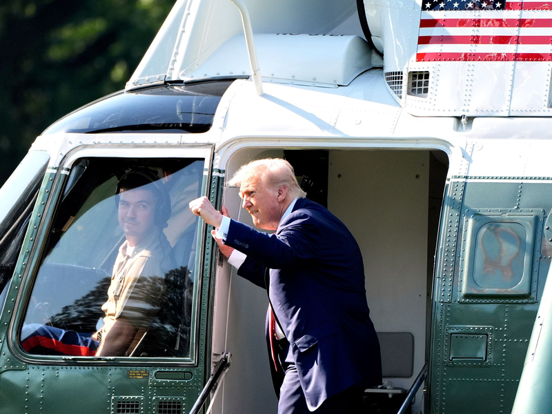 Trump spricht von einer 50:50-Chance auf einen EU-Deal - Foto: Alex Brandon/AP/dpa