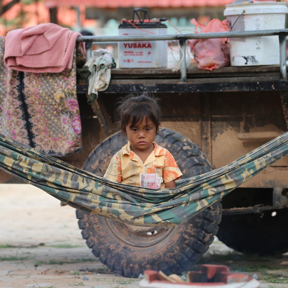 Vor allem Kinder sind wie so oft Leidtragende des Konflikts. - Foto: Sao Khuth/XinHua/dpa