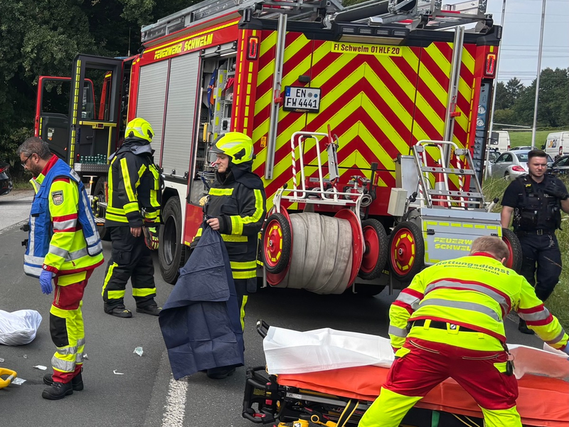 FW-EN: Schwerer Verkehrsunfall, Hattinger Str. - Foto: presseportal.de