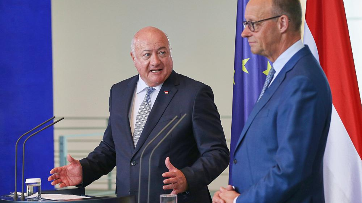 Christian Stocker und Friedrich Merz (Archiv) - Foto: über dts Nachrichtenagentur