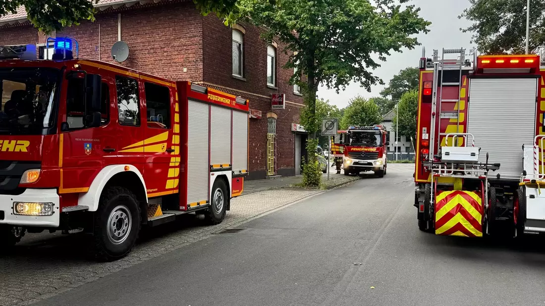 FW Hünxe: Gasaustritt an der Hünxer Straße - Bild: presseportal.de