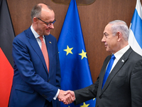 Im Telefonat forderte Bundeskanzler Merz den israelischen Premierminister Netanjahu den Angaben nach auf, alles in seiner Macht Stehende zu unternehmen, um umgehend einen Waffenstillstand zu erreichen. (Archivbild) - Foto: Kobi Gideon/GPO/dpa