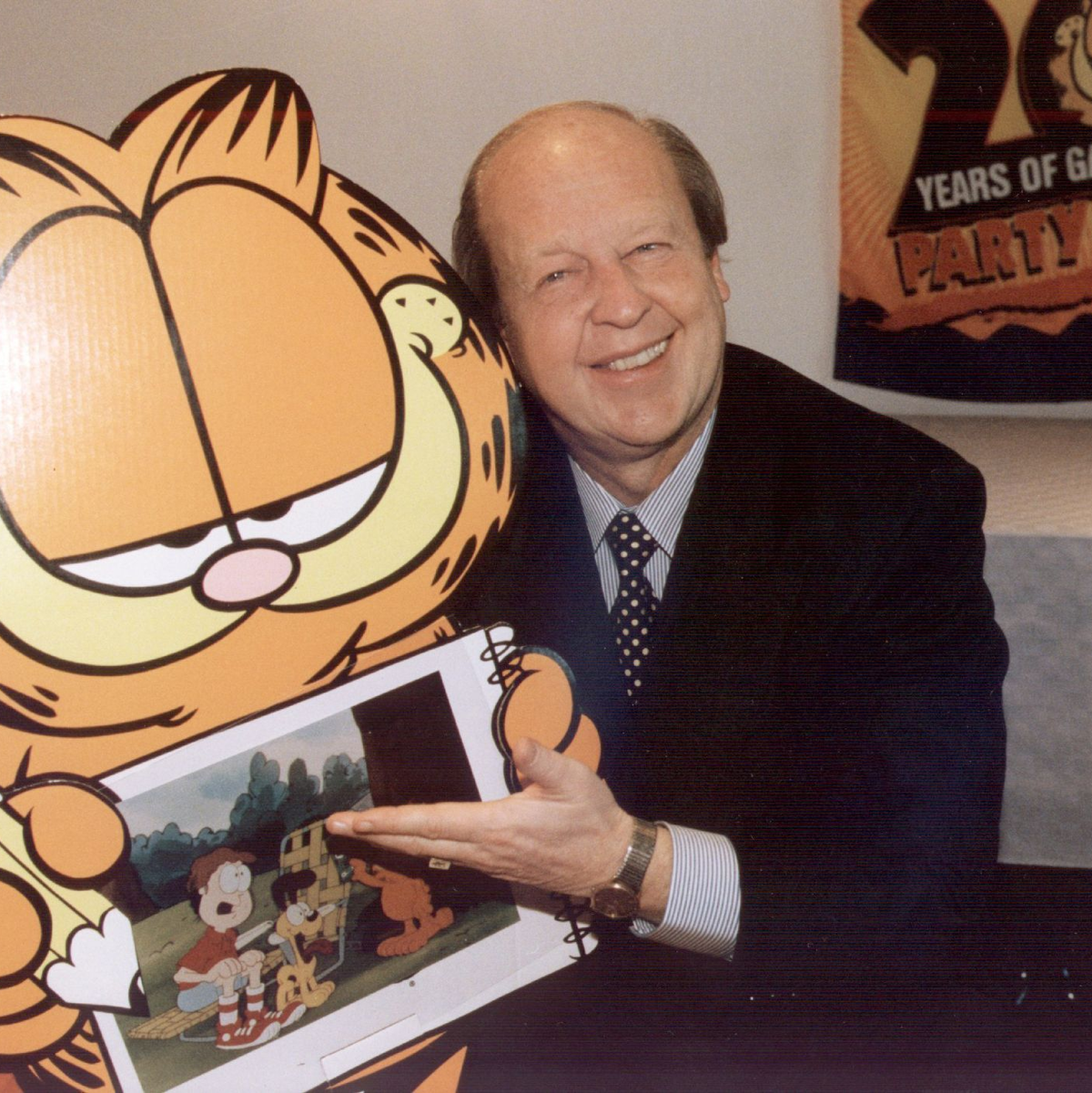 Garfield-Erfinder Davis wird 80. (Archivbild) - Foto: Seppänen-Helin/Lehtikuva/epa/dpa