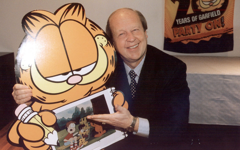 Garfield-Erfinder Davis wird 80. (Archivbild) - Foto: Seppänen-Helin/Lehtikuva/epa/dpa