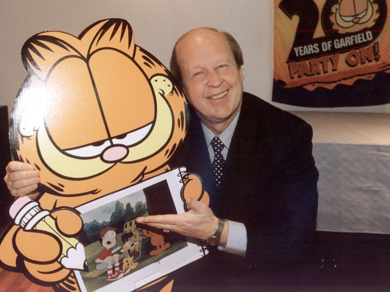Garfield-Erfinder Davis wird 80. (Archivbild) - Foto: Seppänen-Helin/Lehtikuva/epa/dpa