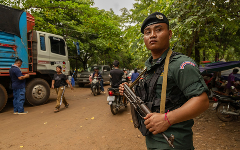 Die Kämpfe waren am Donnerstag ausgebrochen. - Foto: Anton L. Delgado/AP/dpa