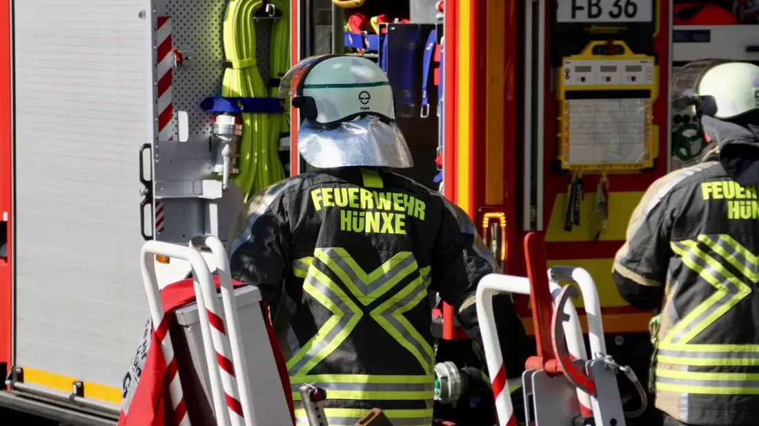 FW Hünxe: Gemeldeter Kaminbrand - Bild: presseportal.de