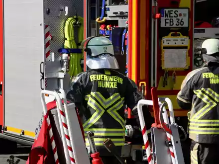 FW Hünxe: Gemeldeter Kaminbrand - Foto: presseportal.de